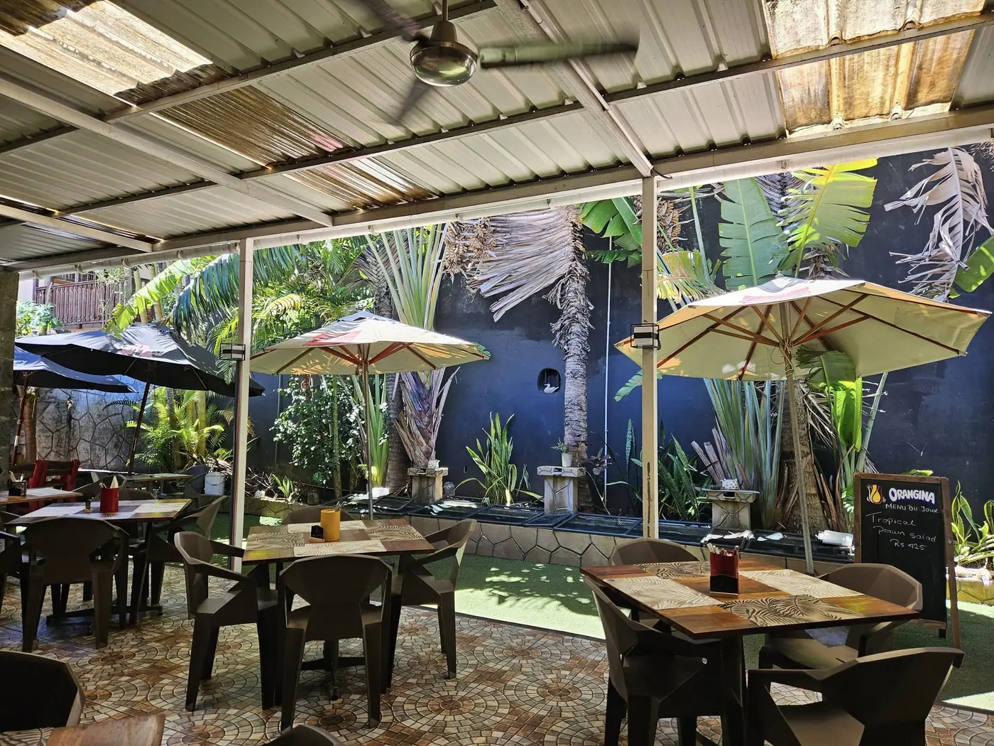 The courtyard garden