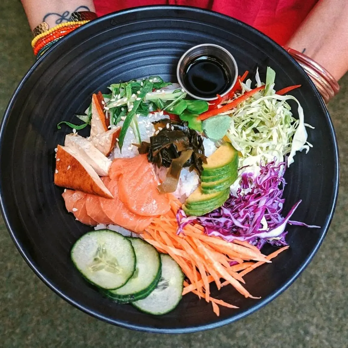 Salmon bowl
